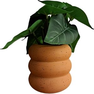 Realistic Faux Plant in Bubble Pot
